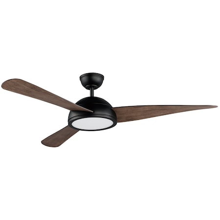 Maxim Lighting Cupola 52 Bronze LED Fan Walnut Blades 88801OI